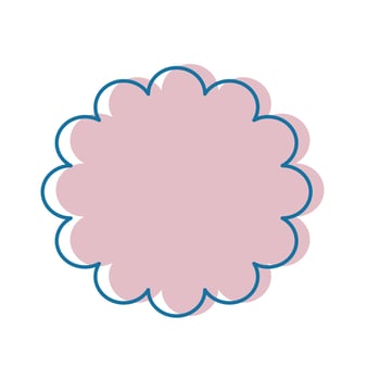 Organic shape for banner design vector