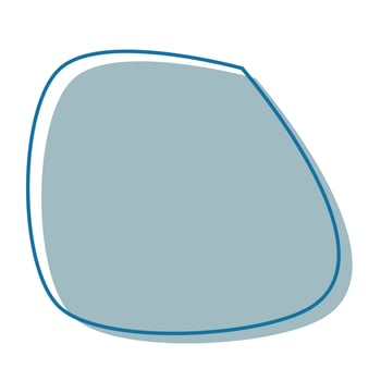 Organic shape for banner design vector