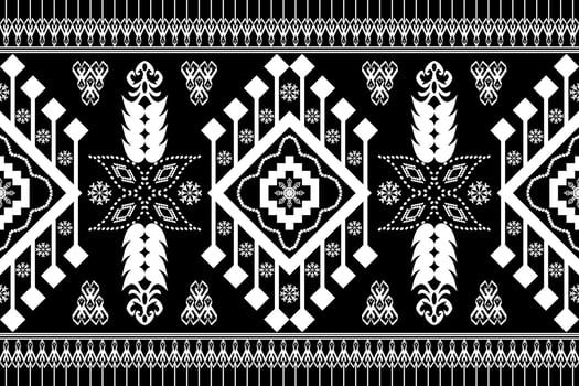 Geometric ethnic oriental traditional pattern.Figure tribal embroidery style.Design for background,wallpaper,clothing,wrapping,fabric,vector illustration vector