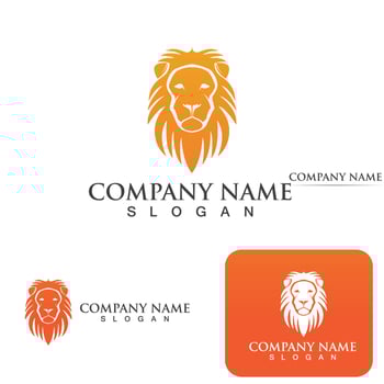 Lion Logo Template vector icon