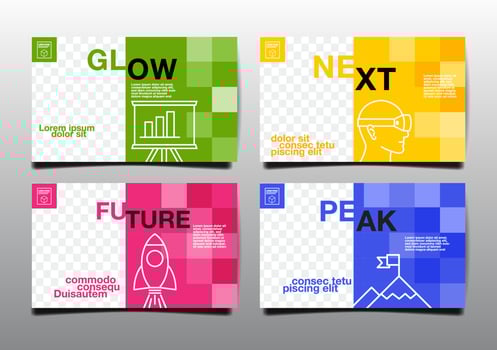 annual report 2022 , 2023, 2024, future, business, template layout design, cover book. vector