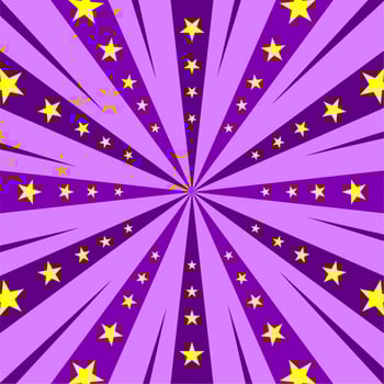 Comic cartoon purple background vector