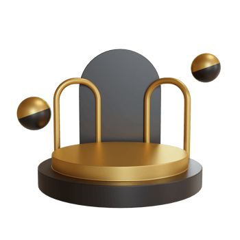 3d Illustration Object podium png