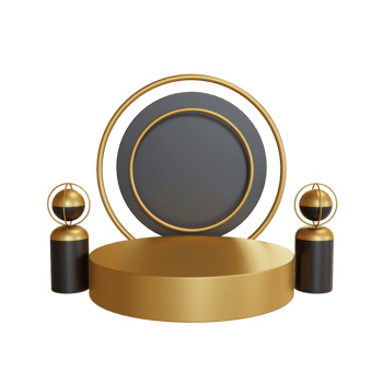 3d Illustration Object podium png
