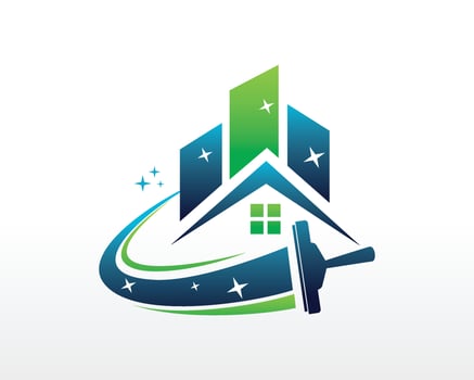 House Cleaning Logo. Cleaning Service Business Logo design vector