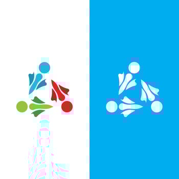 Community, network and social icon vector
