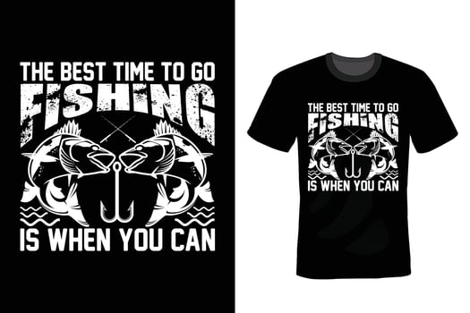 Fishing T shirt design, vintage, typography vector