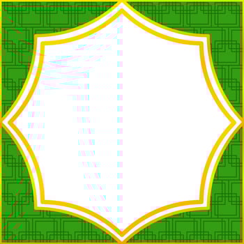Islamic border or frame vector