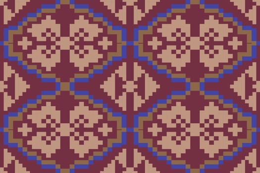 Abstract design with beautiful pixelated geometric shapes. vector
