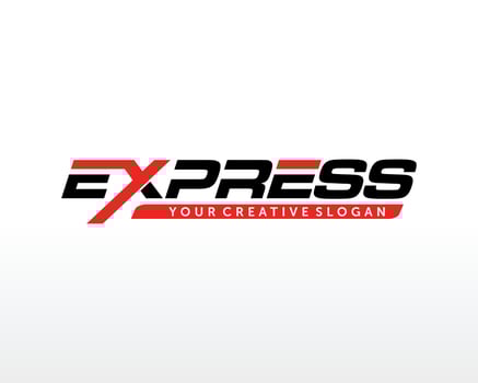 Truck Logo design. Fast Express Delivery and Logistics Logo design vector