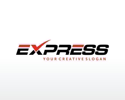 Fast Express Delivery Logo Vector. Simple Express logo Template Design vector
