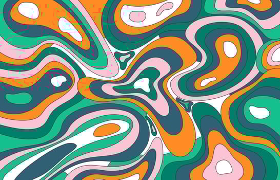 Colorful Abstract Psychedelic Background vector