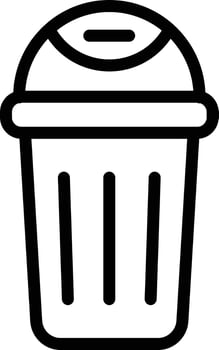 Bin Vector Icon Design Illustration