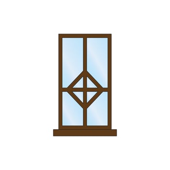 window vector for website symbol icon presentation