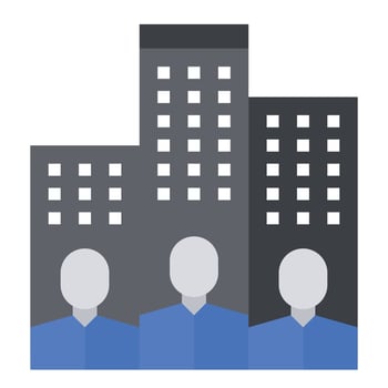 Company People Business Teamwork Icon Vector Illustration .