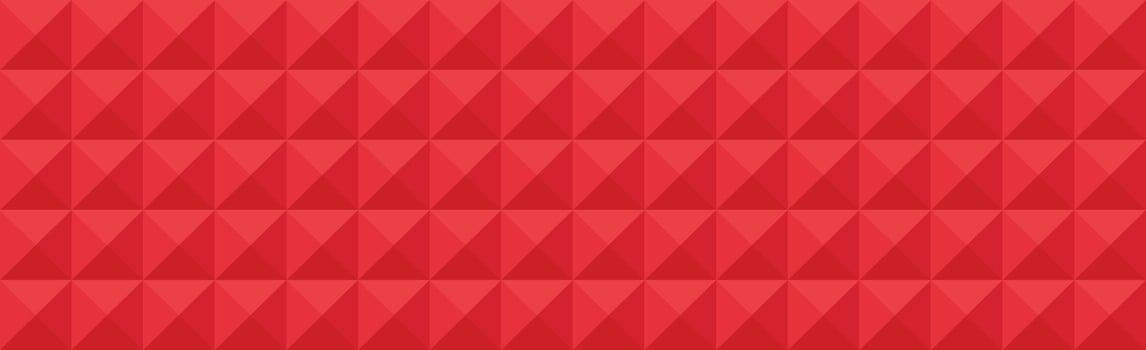 Abstract panoramic web background red squares - Vector