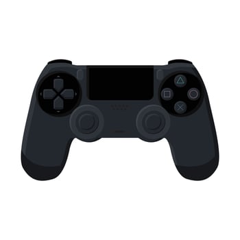 mockup cartoon video gamer joystick device digital gadget controller portable gamepad gaming play vector