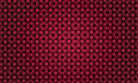 Abstract red illustration with colored bubbles in nature style. vector
