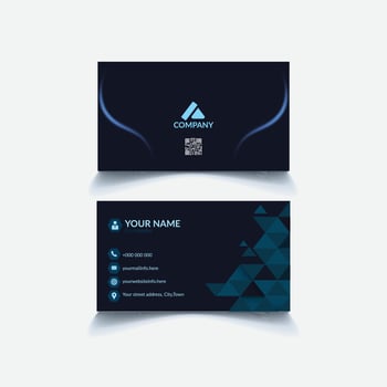 Creative Modern Business Card vector