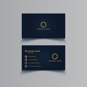 Minimal Business Card vector