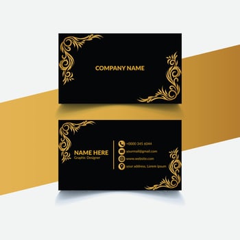 Luxury Business Card vector