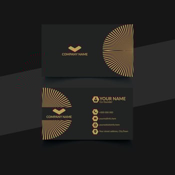Luxury Business Card vector