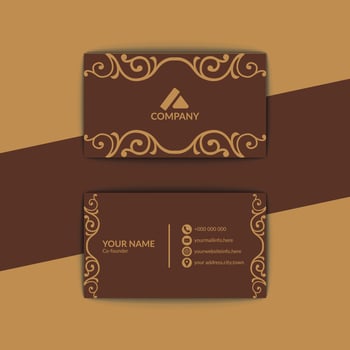 Luxury Business Card vector