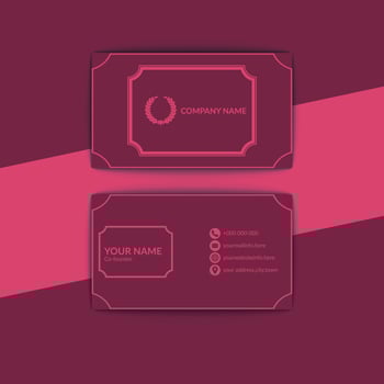 template business card vector