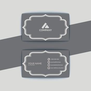 Modern Business Card vector