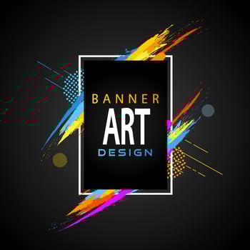 Modern Abstract minimal grunge border, frame design background. Vector Illustration.