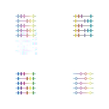 abacus icon vector background