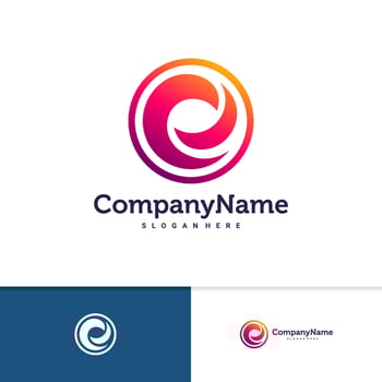Letter E logo vector template, Creative E logo design concepts