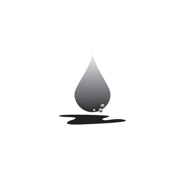 water drop icon vector