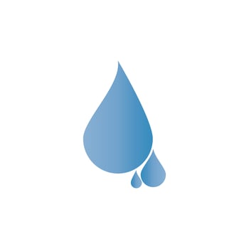 water drop icon vector