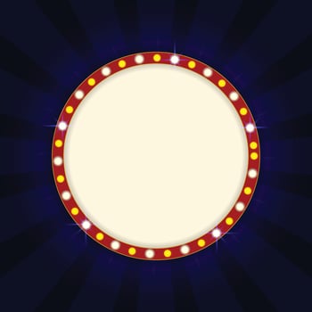 Cinema background with glowing neon vector