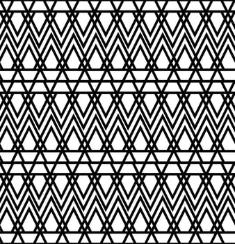 black and white textile pattern, Tribal pattern background vector