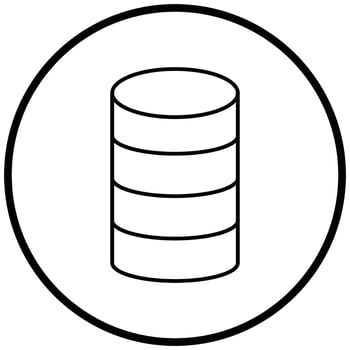 Database Icon Style vector