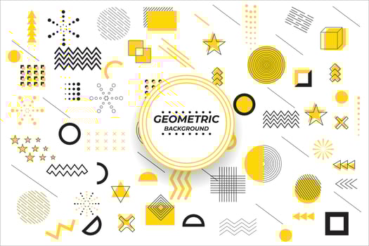 Geometrical design elements background designs vector