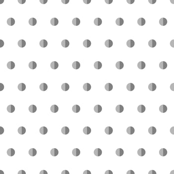Polka, dots, seamless, paper cut background. vector