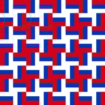 Seamless background with alternating red and blue colors that suit the USA Independence Day team. vector