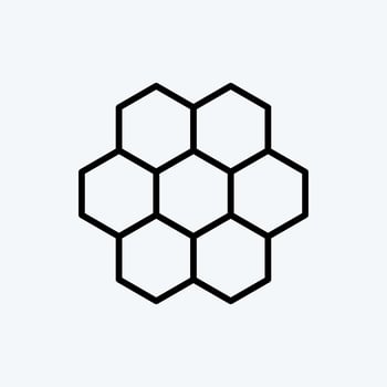 Icon Propolis. suitable for Bee Farm. Line Style. simple design editable. design template vector. simple illustration vector
