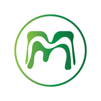 M Letter Logo Template vector