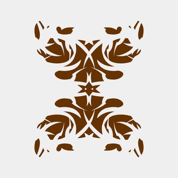 vector tribal, unique and beautiful, decorative, flowers, blooms, traditional arts, manual arts, henn rounds for ceramic decorations or others