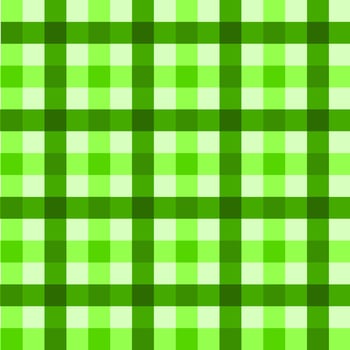Gingham seamless pattern. Green color. For plaid, tablecloths, clothes, shirts, dresses, paper, bedding, blankets, quilts and other textile products. Concept of cowboy, country, forest, spring. vector