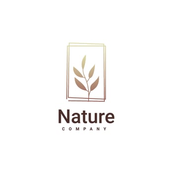 Nature leaf logo vector