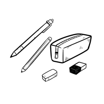 stationary art doodle art vector