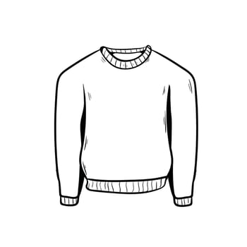 sweater doodle art vector