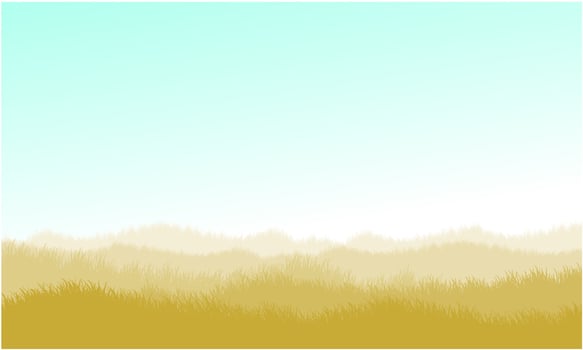 grassy background, grassy landscape vector