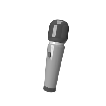 Mic minimal cartoon style. 3d render illustration png