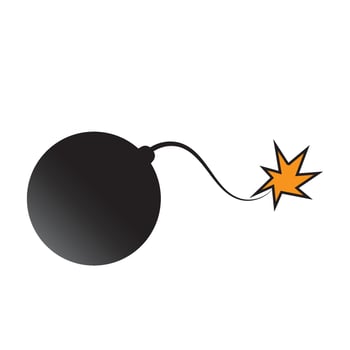 Boom Icon vector background